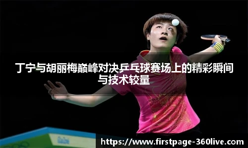 丁宁与胡丽梅巅峰对决乒乓球赛场上的精彩瞬间与技术较量